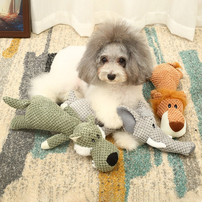Juguete para perro peluche acostado diseño animales