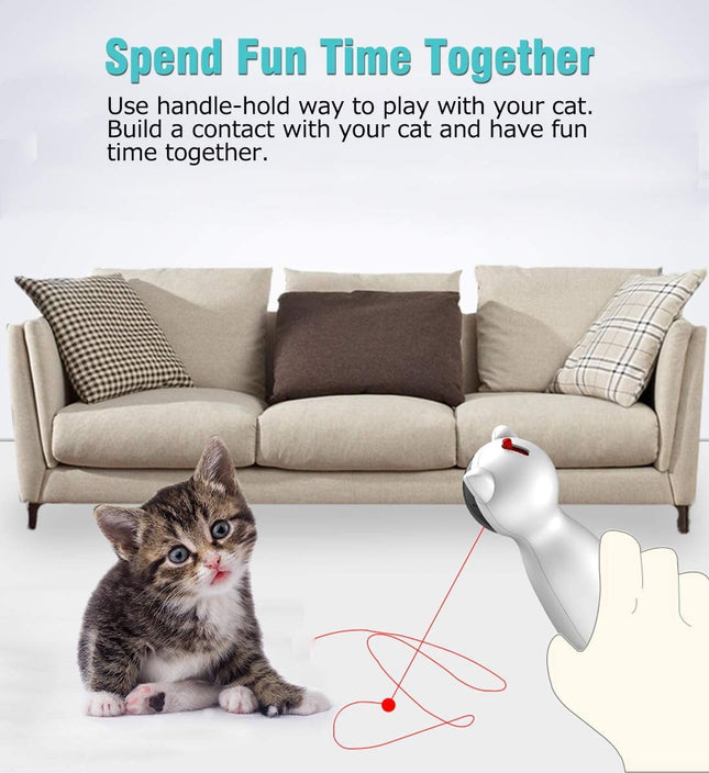 Juguete interactivo rayo laser para gato