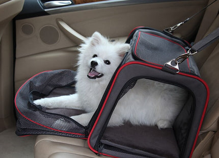 Bolso expansible  transportador de mascotas