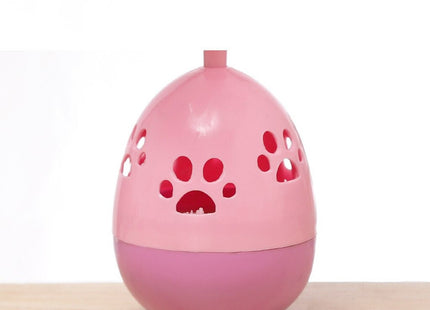 Juguete Para Gato Diseño De Huevo Con Pluma