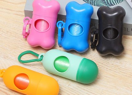 Dispensador de bolsitas para recoger materia + Rollo Bolsas