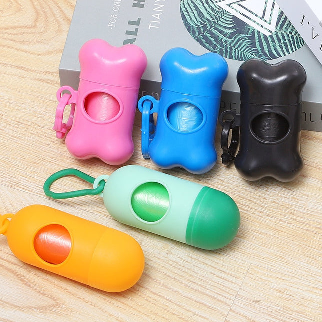Dispensador de bolsitas para recoger materia + Rollo Bolsas