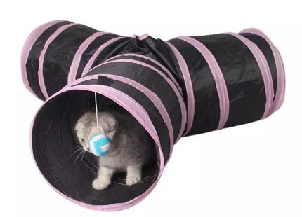 Juguete para gato túnel grande 3 salidas