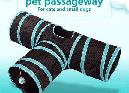 Juguete para gato túnel grande 3 salidas