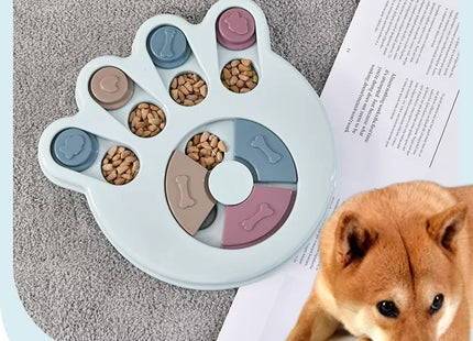 Juguete interactivo para mascotas Puzzle Come lento