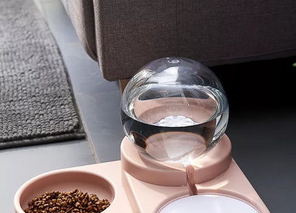 Plato comedero con dispensador de agua 1.8 litros