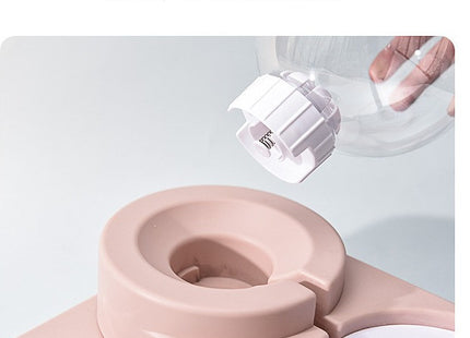 Plato comedero con dispensador de agua 1.8 litros