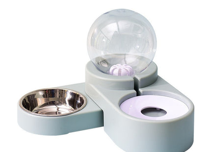Plato comedero con dispensador de agua 1.8 litros