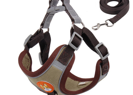 Conjunto pechera y correa para perro o gato