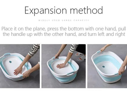 Bañera plegable portátil para mascotas