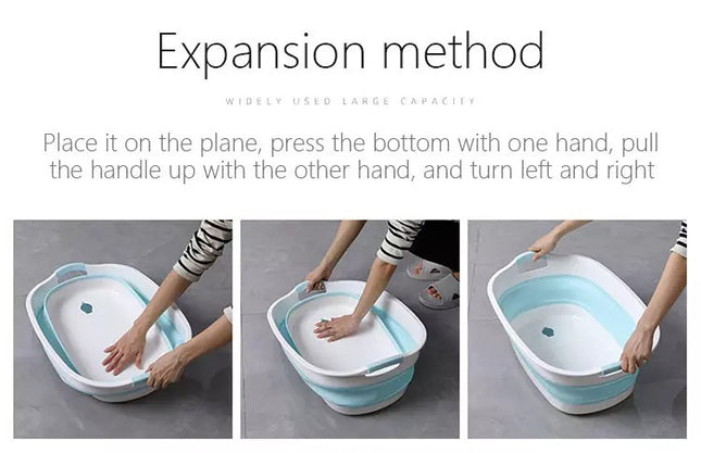 Bañera plegable portátil para mascotas