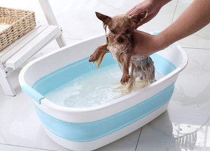 Bañera plegable portátil para mascotas