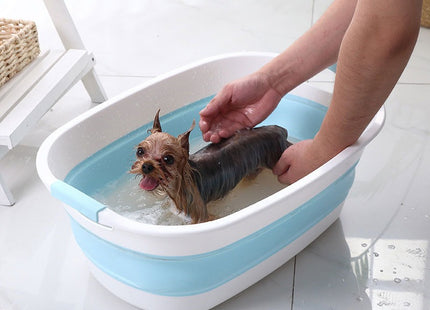 Bañera plegable portátil para mascotas