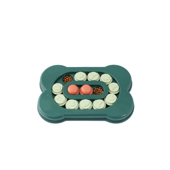 Juguete divertido interactivo para mascotas Puzzle Come lento