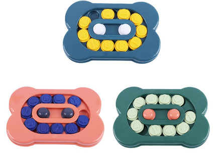 Juguete divertido interactivo para mascotas Puzzle Come lento