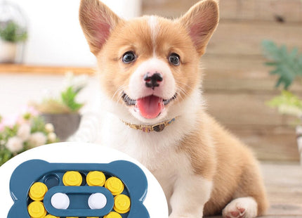Juguete divertido interactivo para mascotas Puzzle Come lento