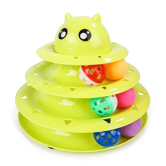 Juguete interactivo para gato 3 niveles