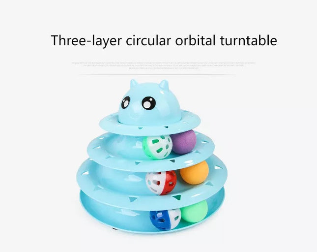 Juguete interactivo para gato 3 niveles