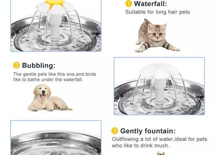 Fuente Bebedero 2.4 litros para perros y gatos