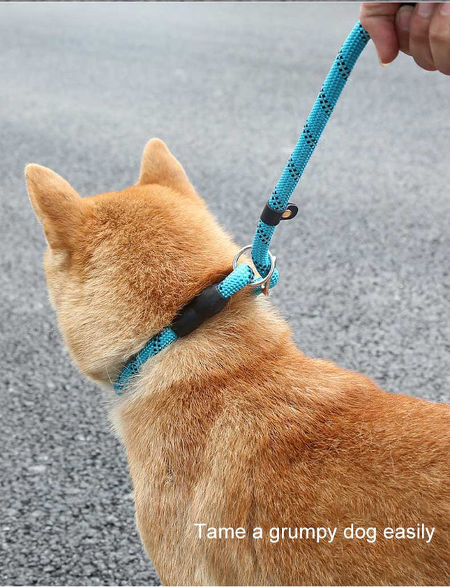 Correa reflectiva con ahorque para perro largo 1.5 M