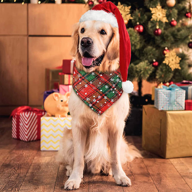 Pañuelo Bandana Para Perro Motivo Navideño