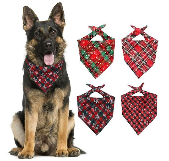 Pañuelo Bandana Para Perro Motivo Navideño