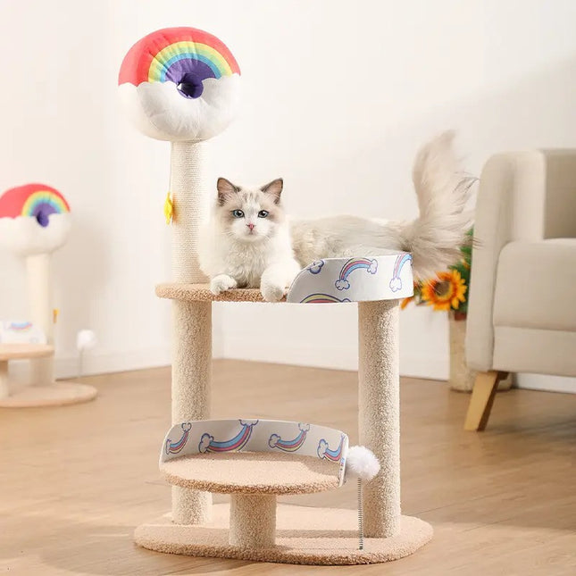 Juguete Rascador Para Gato Torre Grande
