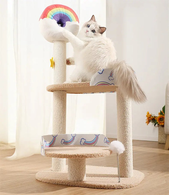 Juguete Rascador Para Gato Torre Grande
