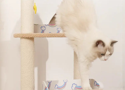 Juguete Rascador Para Gato Torre Grande