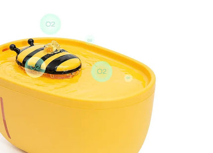Fuente Bebedero 2 litros Modelo Abeja Para Mascotas