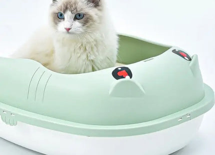 Bandeja Sanitaria Semicerrada Grande Para Gato