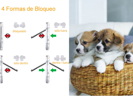 Puerta Para Ingreso/salida De Mascotas