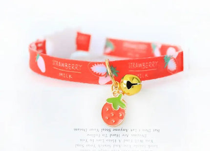 Collar Para Gato Con Cascabel Y Diseños