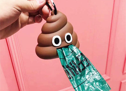 Dispensador De Bolsitas Para Perro Poo Emoji