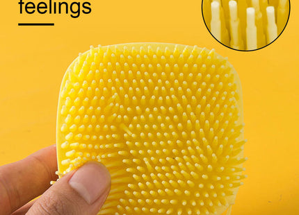 Cepillo De Silicona Para Baño De Mascotas