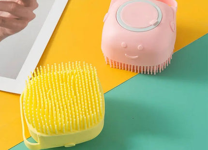 Cepillo De Silicona Para Baño De Mascotas