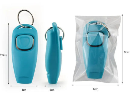 Clicker Con Silbato Para Entrenamiento De Mascotas
