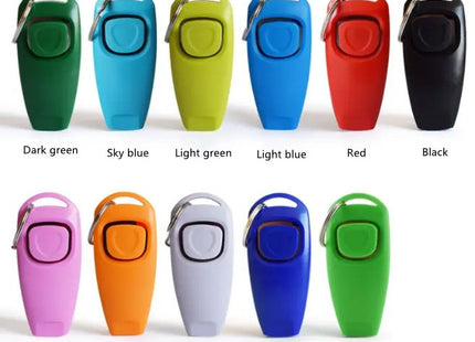 Clicker Con Silbato Para Entrenamiento De Mascotas