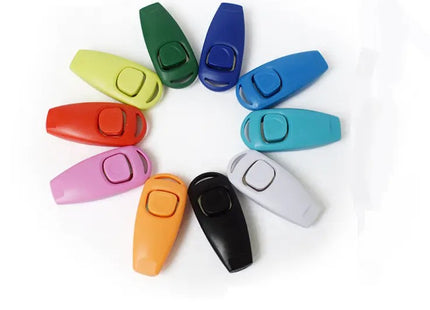 Clicker Con Silbato Para Entrenamiento De Mascotas