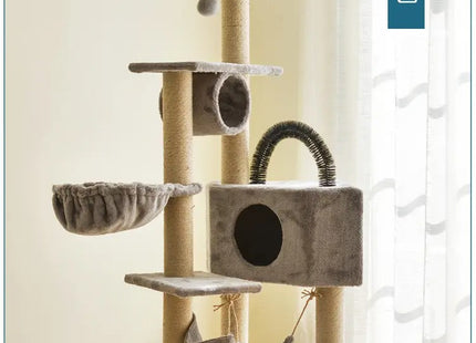 Juguete Rascador Para Gato Torre Grande 1.60 M