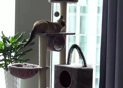 Juguete Rascador Para Gato Torre Grande 1.60 M