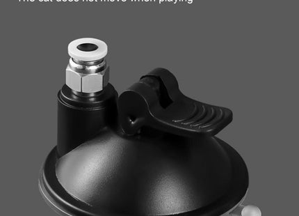 Juguete Interactivo Para Gato Con Plumas Y Ventosa