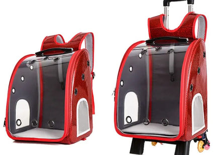 Carrito Transportador Con Ruedas Para Mascotas