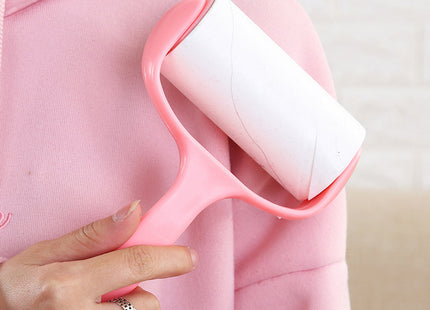 Rodillo Cepillo Rosado saca pelusa Pelos Adhesivo