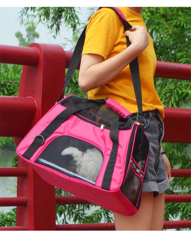 Bolso de tela para transportar mascotas perro gato