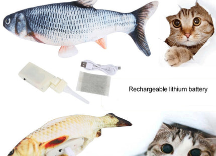 Juguete Pescado Con Movimiento Recarga USB