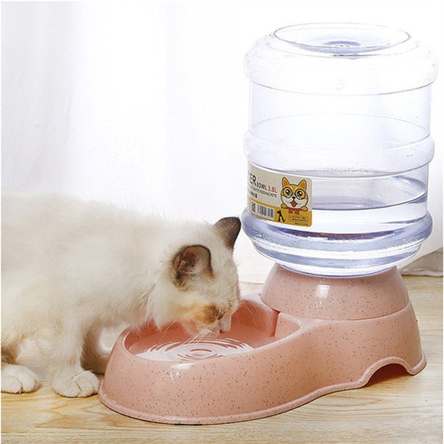 Plato bebedero dispensador automático perro o gato 3.8 litros