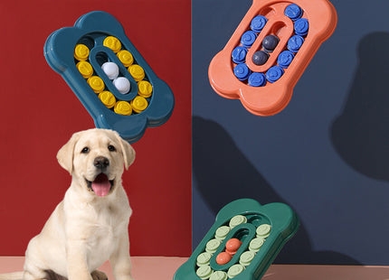 Juguete divertido interactivo para mascotas Puzzle Come lento