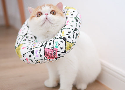 Collar Isabelino De Tela Para Mascotas