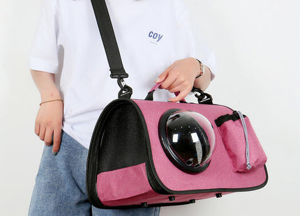 Bolso De Tela Con Bolsillo Para Transportar Mascotas